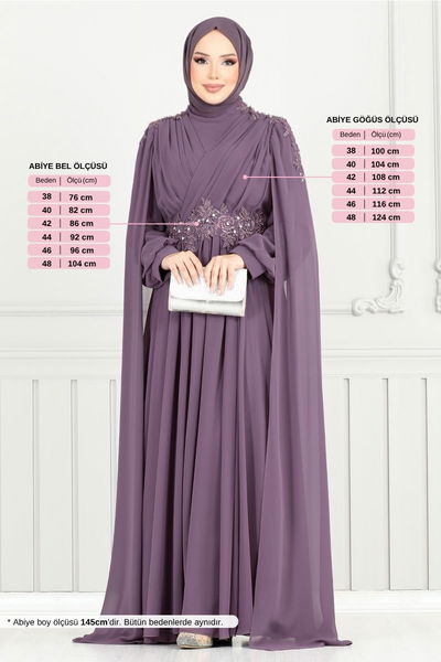 MRV Y.G.S. - Evening Dress 4027YGS898-M Dark Lilac - 357215