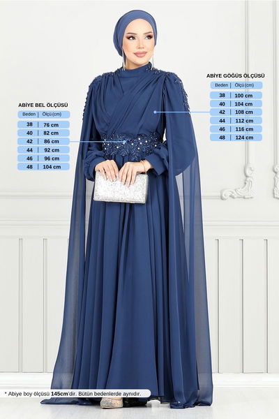 MRV Y.G.S. - Evening Dress 4027YGS898-M Navy Blue - 357216