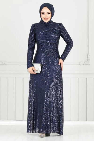 MRV Y.G.S. - Evening Dress 4028YGS898-M Navy Blue