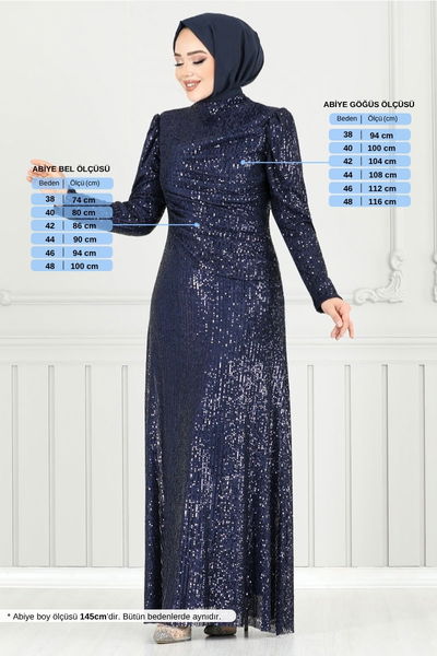 MRV Y.G.S. - Evening Dress 4028YGS898-M Navy Blue - 357074