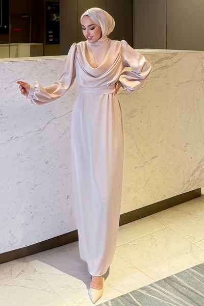 A.L.G. - Evening Dress 4550ALG474-MS Stone - 385371