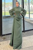 A.L.G. - Evening Dress 4623ALG474-MS Khaki