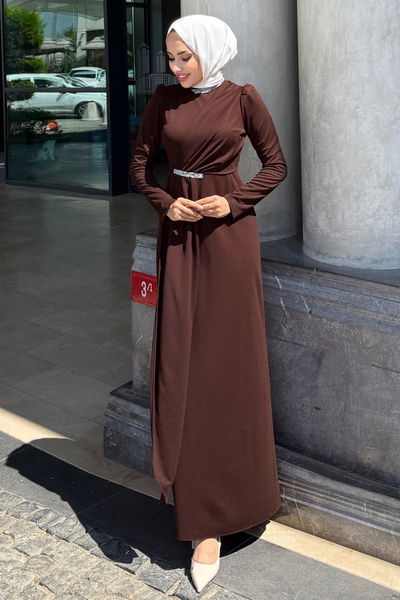 A.L.G. - Evening Dress 4645ALG474-MS Brown - 370946