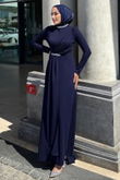 A.L.G. - Evening Dress 4645ALG474-MS Navy Blue