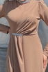 فستان سهرة بيج 4645ALG474-MS - Thumbnail