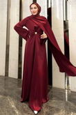 A.L.G.K. - Evening Dress 4664ALGK1170-MS Burgundy