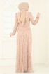 Evening Dress 4884D170-MS Gold - Thumbnail