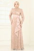 Evening Dress 4884D170-MS Gold - Thumbnail