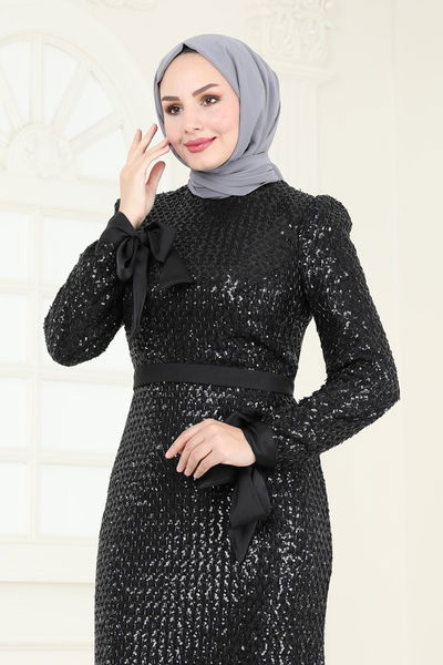 D.M.N. - Evening Dress 4886D170-MS Black - 360462