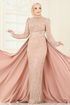Evening Dress 4909D170-MS Gold - Thumbnail