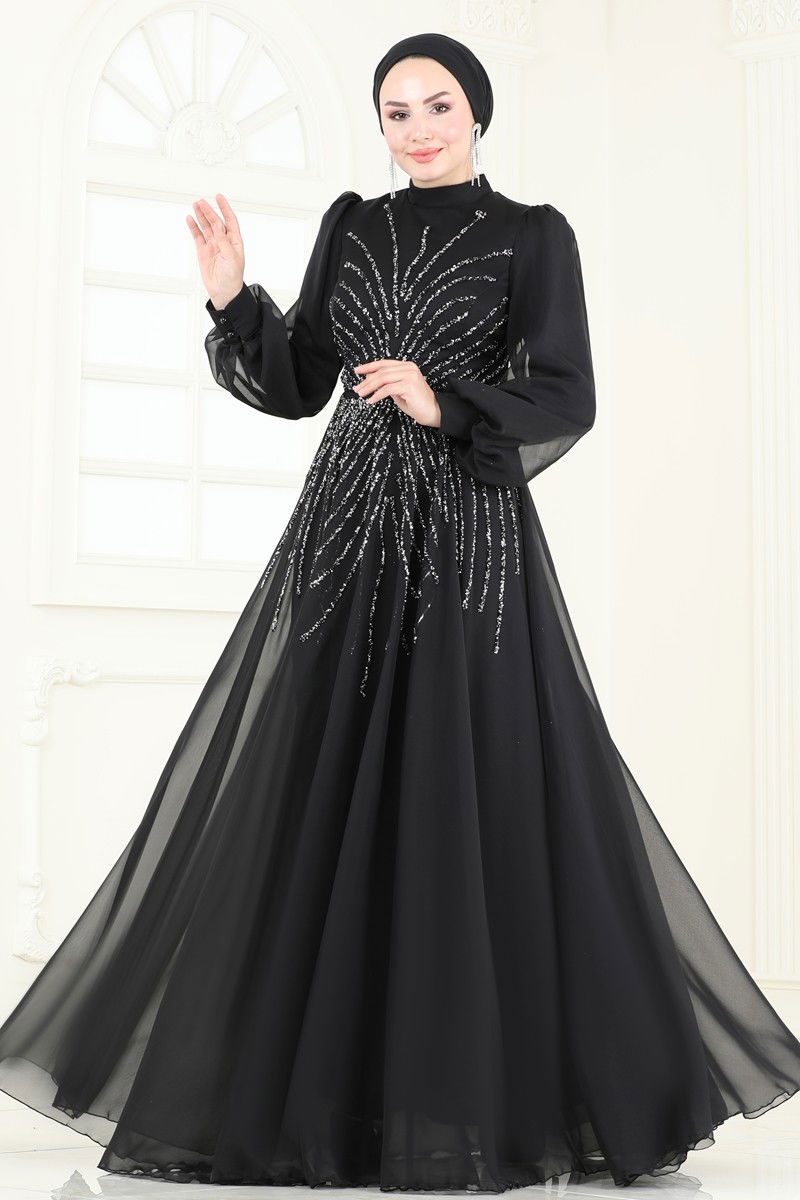 Evening Dress 4953D170-MS Black