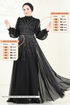 فستان سهرة أسود 4953D170-MS - Thumbnail