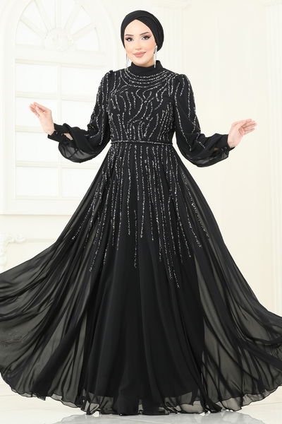 D.M.N. - Evening Dress 4992D170-MS Black - 360779