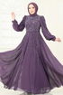 Evening Dress 4992D170-MS Dark Lilac - Thumbnail