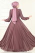 Evening Dress 4992D170-MS Dark Rose Dusky - Thumbnail