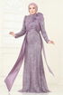 Evening Dress 5070D170-MS Lilac - Thumbnail