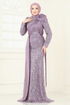 Evening Dress 5070D170-MS Lilac - Thumbnail