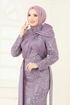 Evening Dress 5070D170-MS Lilac - Thumbnail