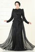 Evening Dress 5076D170-MS Black - Thumbnail