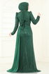 Evening Dress 5076D170-MS Emerald - Thumbnail
