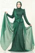 Evening Dress 5076D170-MS Emerald - Thumbnail