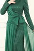 Evening Dress 5076D170-MS Emerald - Thumbnail