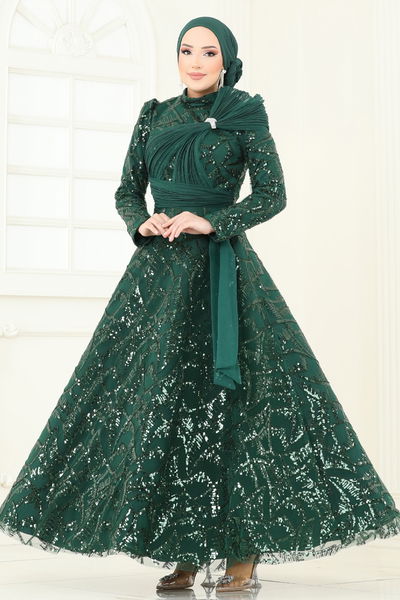 D.M.N. - Evening Dress 5099D170-MS Emerald - 360712