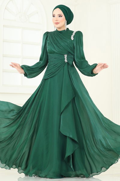 D.M.N. - Evening Dress 5164D170-MS Emerald - 360831