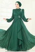 Evening Dress 5164D170-MS Emerald - Thumbnail