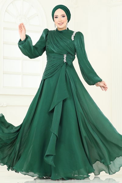 D.M.N. - Evening Dress 5164D170-MS Emerald - 360832