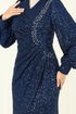 Evening Dress 5238D170-MS Navy Blue - Thumbnail