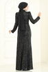 Evening Dress 5247D170-MS Black - Thumbnail