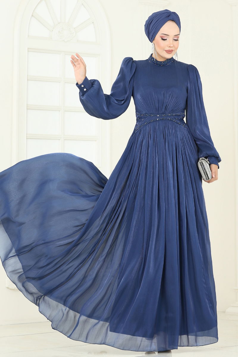 فستان سهرة كحلي 5275D170-MS