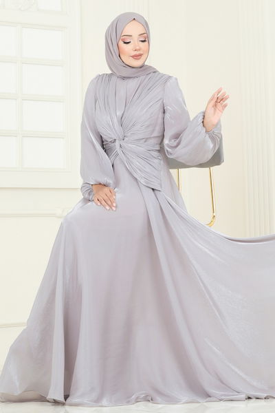 D.M.N. - Evening Dress 5286D170-MS Gray - 385768