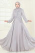 Evening Dress 5286D170-MS Gray - Thumbnail