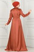 Evening Dress 52878ALM181-MS Copper - Thumbnail