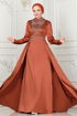 Evening Dress 52878ALM181-MS Copper - Thumbnail