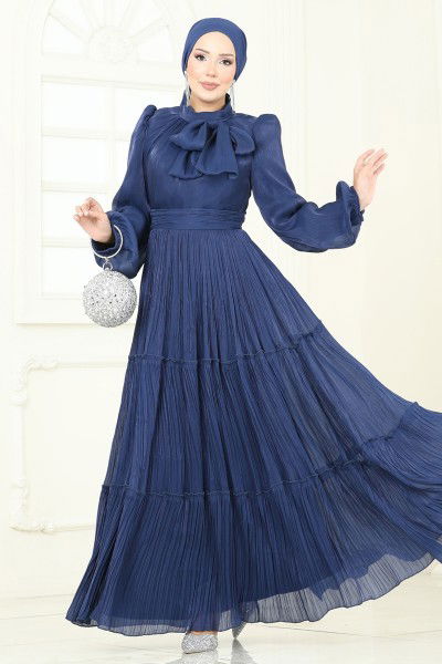D.M.N. - Evening Dress 5320D170-MS Navy Blue