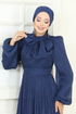 Evening Dress 5320D170-MS Navy Blue - Thumbnail