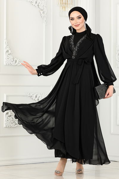 A.B. - Evening Dress 5408AB368-MS Black - 366050