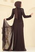 Evening Dress 5430D170-MS Brown - Thumbnail