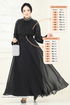 Evening Dress 5666EDF311-MS Black - Thumbnail