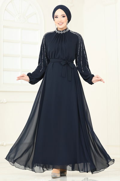 E.D.F. - Evening Dress 5666EDF311-MS Navy Blue - 363676