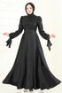 Evening Dress 5670EDF311-MS Black - Thumbnail