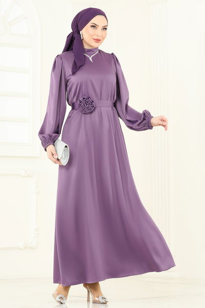 E.D.F. - Evening Dress 5674EDF311-MS Dark Lilac - 363966