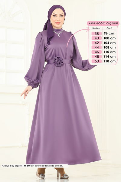 E.D.F. - Evening Dress 5674EDF311-MS Dark Lilac - 363970