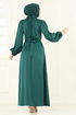 Evening Dress 5674EDF311-MS Emerald - Thumbnail