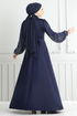 Evening Dress 5675EDF311-MS Navy Blue - Thumbnail