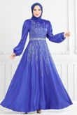 E.D.F. - Evening Dress 5675EDF311-MS Saxe