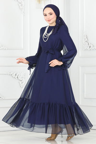 E.D.F. - Evening Dress 5678EDF311-MS Navy Blue - 363926